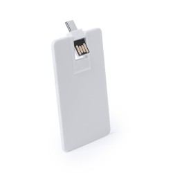 Clé USB Personnalisée 16Go Éco-responsable - Milen Couleurs : blanc goodies publicitaire événementiel