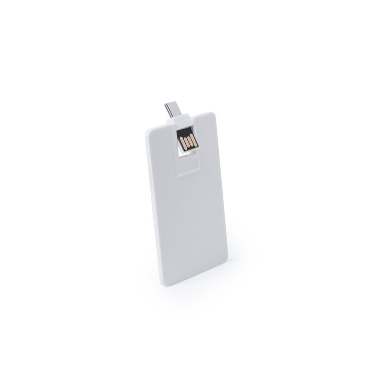 Clé USB Personnalisée 16Go Éco-responsable - Milen Couleurs : blanc goodies publicitaire événementiel