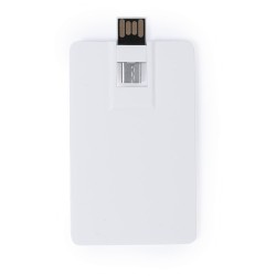 Clé USB Personnalisée 16Go Éco-responsable - Milen Couleurs : blanc objet promotionnel éco-responsable