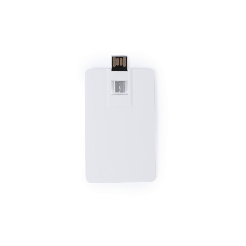 Clé USB Personnalisée 16Go Éco-responsable - Milen Couleurs : blanc objet promotionnel éco-responsable