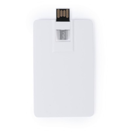 Clé USB Personnalisée 16Go Éco-responsable - Milen Couleurs : blanc objet promotionnel éco-responsable