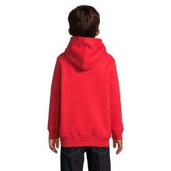 Sweat Capuche Éco-responsable et Stylé pour Enfant - CONDOR KIDS Taille textile : L Couleurs : rouge vif goodies publicitaire du
