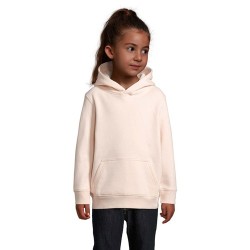 Sweat Capuche Éco-responsable et Stylé pour Enfant - CONDOR KIDS Taille textile : 5XL Couleurs : rose crémeux goodies publicitai