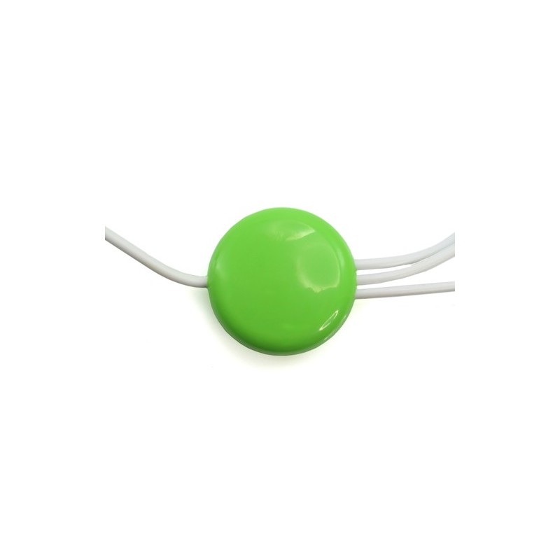 Hub USB Personnalisé Éco-responsable - Accessoire Informatique Pod Couleurs : rouge marquage laser ultra précis