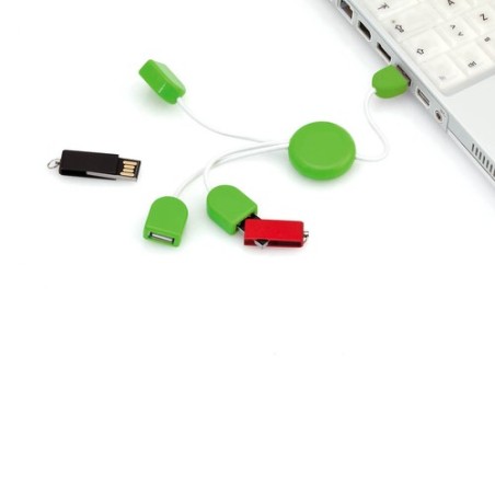 Hub USB Personnalisé Éco-responsable - Accessoire Informatique Pod goodies publicitaire durable