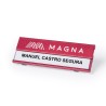 Porte-badge personnalisé  Badge Bindel Matières : aluminium Couleurs : rouge cadeau entreprise pas cher