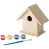 Nichoir en bois personnalisé créatif pas cher - Wesley Matières : bois Couleurs : brun goodies publicitaire événementiel