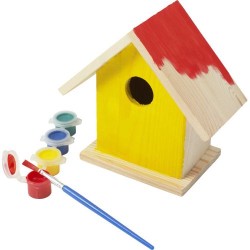Nichoir en bois personnalisé créatif pas cher - Wesley Matières : bois Couleurs : brun impression haute définition