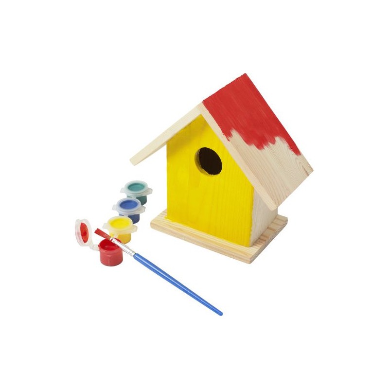 Nichoir en bois personnalisé créatif pas cher - Wesley Matières : bois Couleurs : brun impression haute définition