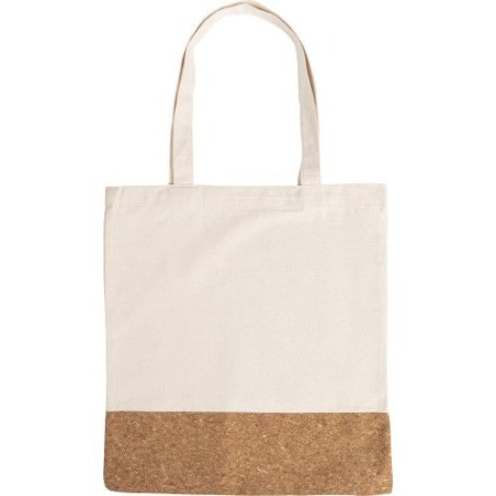 Sac Shopping Éco-responsable en Coton et Liège - Personnalisé Dalia Matières : liège Couleurs : kaki personnalisable avec votre 