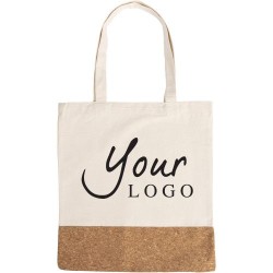 Sac Shopping Éco-responsable en Coton et Liège - Personnalisé Dalia Matières : liège Couleurs : kaki cadeau entreprise pas cher