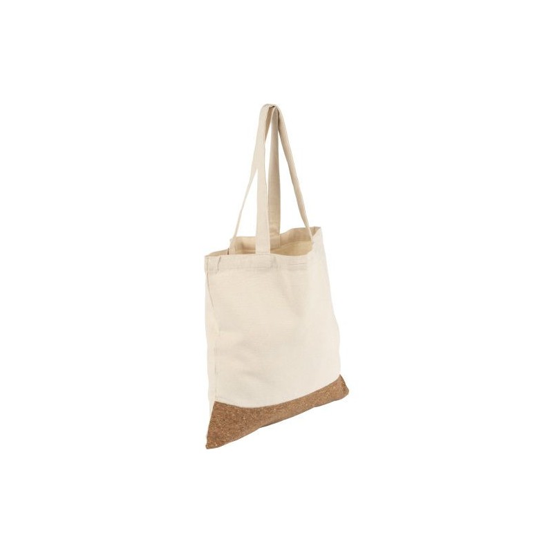 Sac Shopping Éco-responsable en Coton et Liège - Personnalisé Dalia Matières : liège Couleurs : kaki livraison express 24h 48h