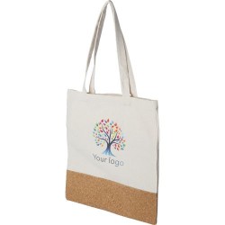 Sac Shopping Éco-responsable en Coton et Liège - Personnalisé Dalia Matières : liège Couleurs : kaki objet promotionnel éco-resp