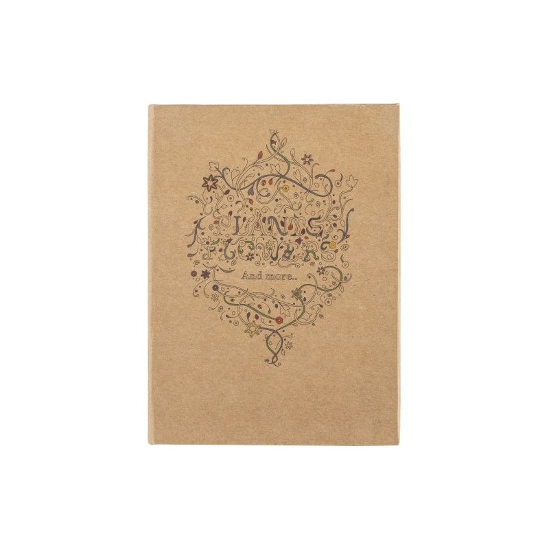 Carnet à dessins créatif idéal - Kora Matières : papier Couleurs : brun