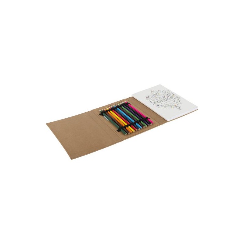Carnet à dessins créatif idéal - Kora Matières : papier Couleurs : brun impression haute définition