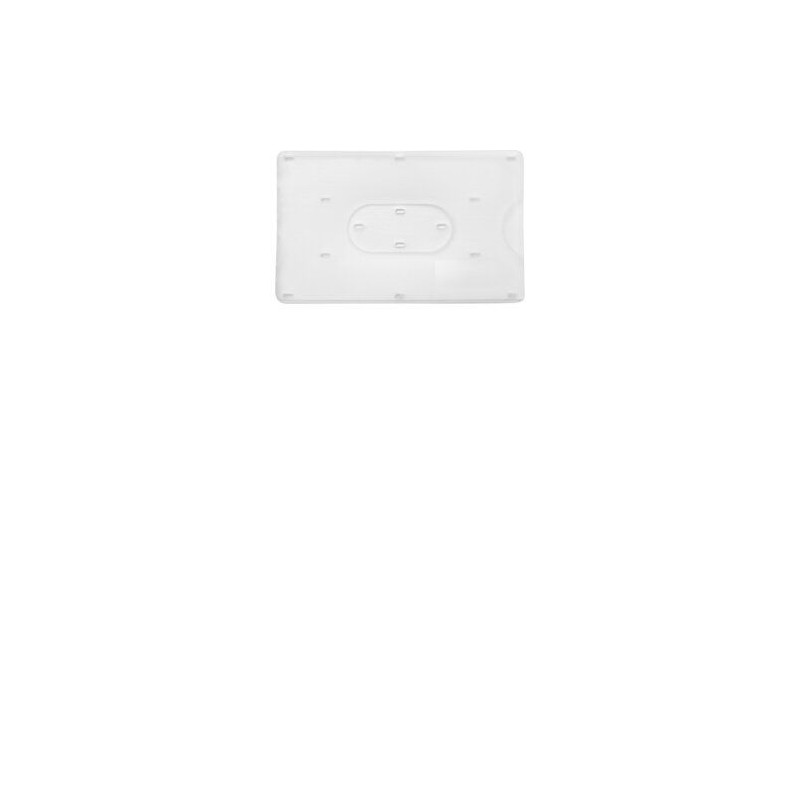 Porte-carte de crédit personnalisé Leonore Matières : plastique Couleurs : blanc personnalisable avec votre logo