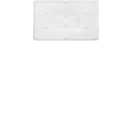 Porte-carte de crédit personnalisé Leonore Matières : plastique Couleurs : blanc personnalisable avec votre logo