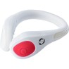 Bracelet personnalisé en silicone et ABS avec LED - Rosanna Matières : silicone Couleurs : blanc impression haute définition