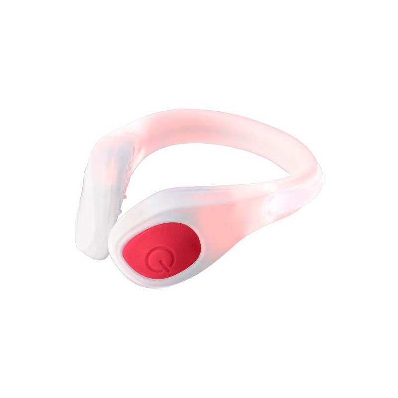 Bracelet personnalisé en silicone et ABS avec LED - Rosanna Matières : silicone Couleurs : blanc marquage laser ultra précis