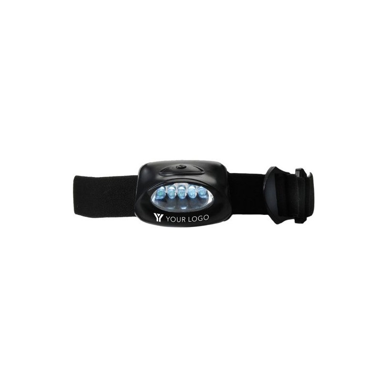 Lampe frontale personnalisée en plastique Kylie Matières : plastique Couleurs : noir cadeau client original