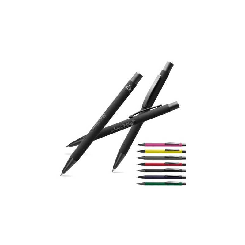 Stylo Bille Écriture Bleue en Alu Recyclé