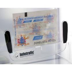 Sac personnalisable avec marquage porte ticket de parking 2