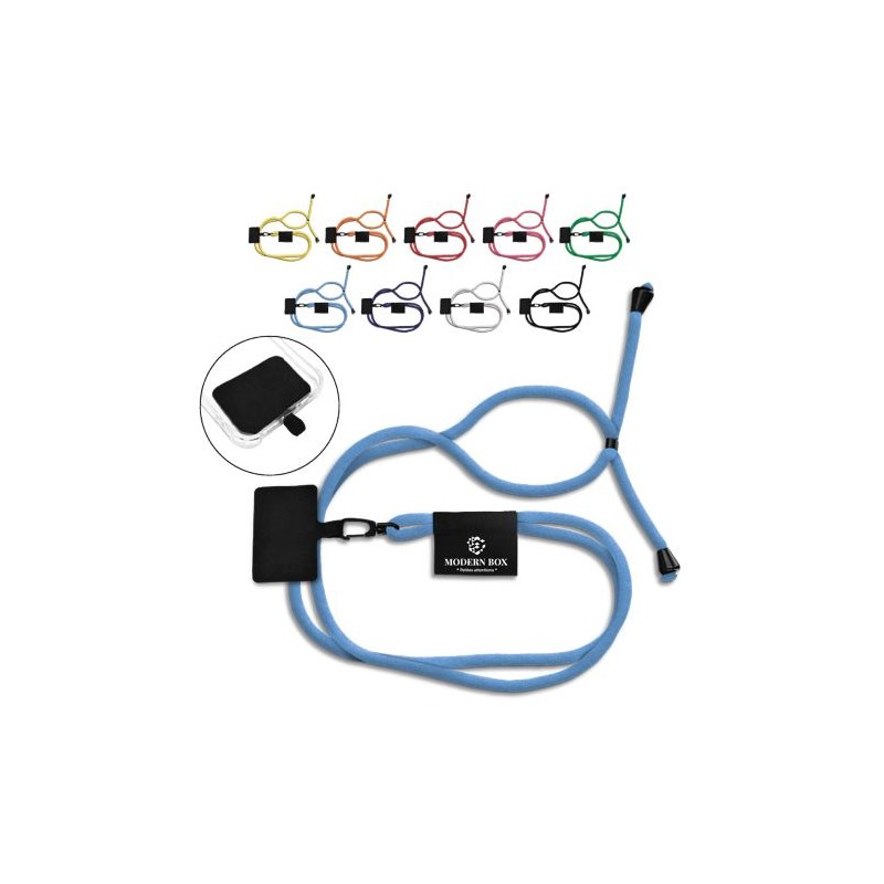 Cordon Lanyard Ajustable Éco-responsable pour Téléphone - Personnalisé