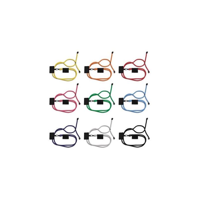 Cordon Lanyard Ajustable Éco-responsable pour Téléphone - Personnalisé personnalisable avec votre logo