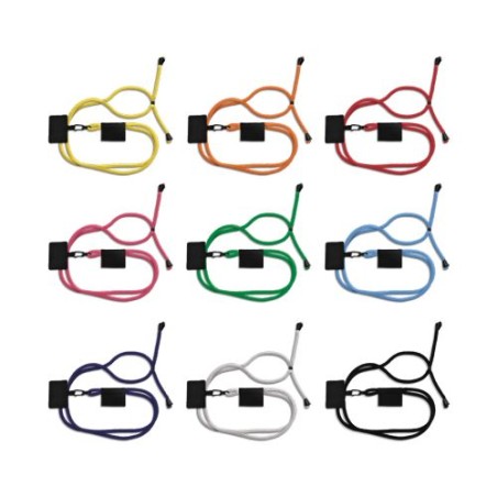Cordon Lanyard Ajustable Éco-responsable pour Téléphone - Personnalisé personnalisable avec votre logo