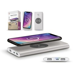Batterie Externe Li-po 8000 mAh avec Chargeur Induction Personnalisé