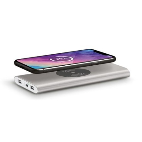 Batterie Externe Li-po 8000 mAh avec Chargeur Induction Personnalisé impression haute définition