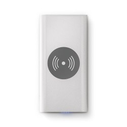 Batterie Externe Li-po 8000 mAh avec Chargeur Induction Personnalisé livraison express 24h 48h