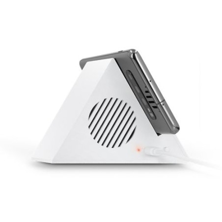 Enceinte Bluetooth 5.0 et Chargeur Induction Personnalisés - 3-en-1 Éco-responsable cadeau entreprise pas cher