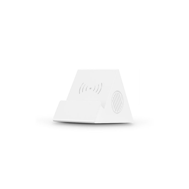 Enceinte Bluetooth 5.0 et Chargeur Induction Personnalisés - 3-en-1 Éco-responsable marquage laser ultra précis
