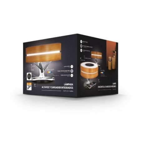 Lampe Éco-responsable Enceinte Chargeur Intégré - Accessoire High Tech et Design LAMPE impression haute définition