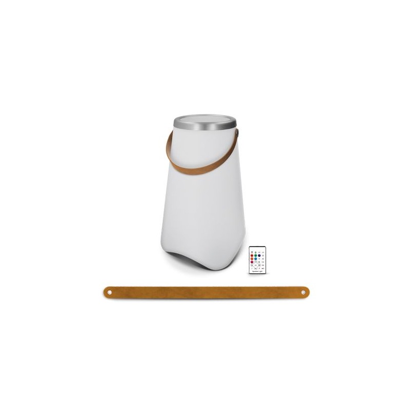 Seau lumineux publicitaire avec haut-parleur Bluetooth 5.0 10 W cadeau entreprise pas cher