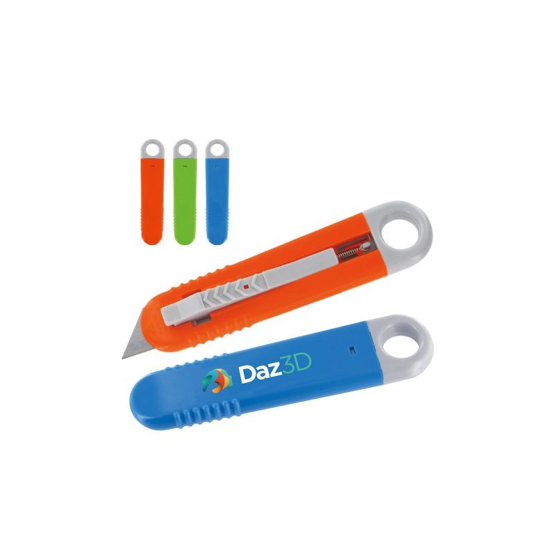Cutter Plastique à Lame Autoretractable