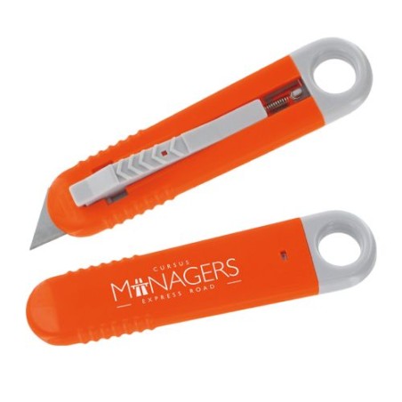 Cutter Plastique à Lame Autoretractable