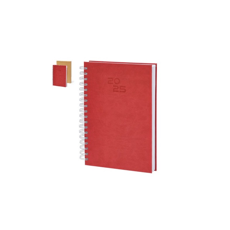 Agenda pas cher personnalisé Wayrux Matières : PU Couleurs : bleu marquage laser ultra précis