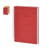 Agenda pas cher personnalisé Wayrux Matières : PU Couleurs : bleu marquage laser ultra précis