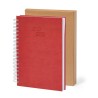 Agenda pas cher personnalisé Wayrux Matières : PU Couleurs : rouge personnalisation rapide en France