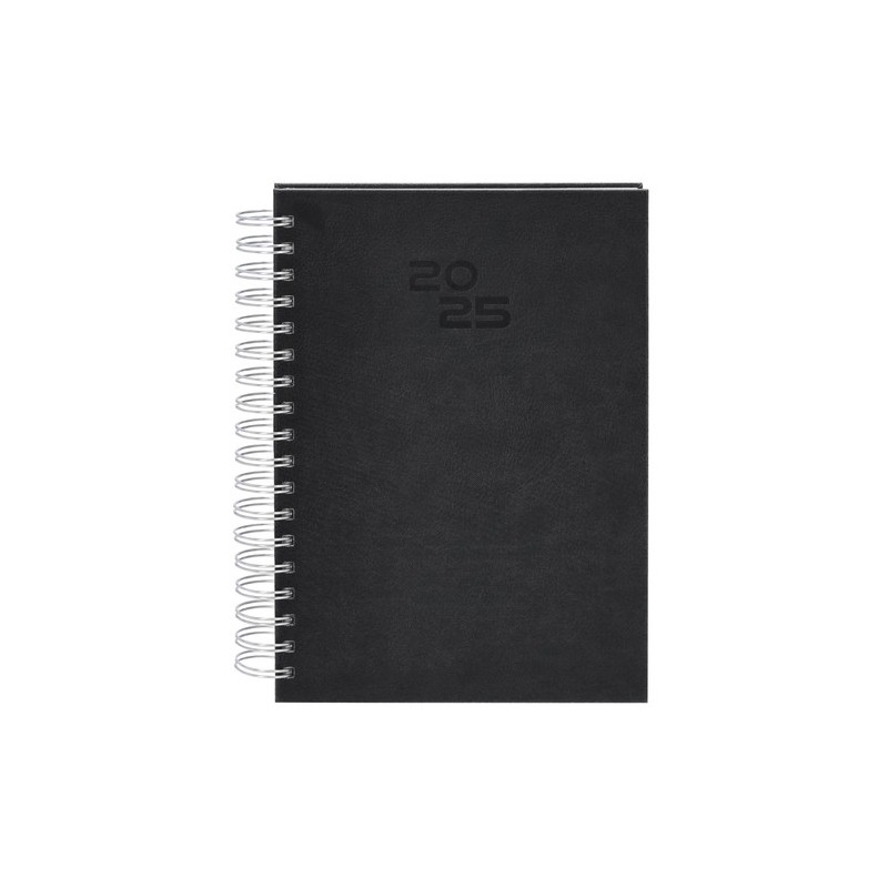 Agenda pas cher personnalisé Wayrux Matières : PU Couleurs : noir personnalisable avec votre logo