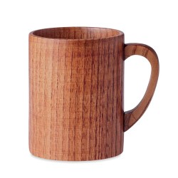 Mug personnalisé en bois de chêne 280 ml TRAVIS