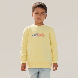 Sweat Éco-responsable et Confortable Personnalisé pour Enfants - Columbia Kids Taille textile : L Couleurs : jaune clair marquag