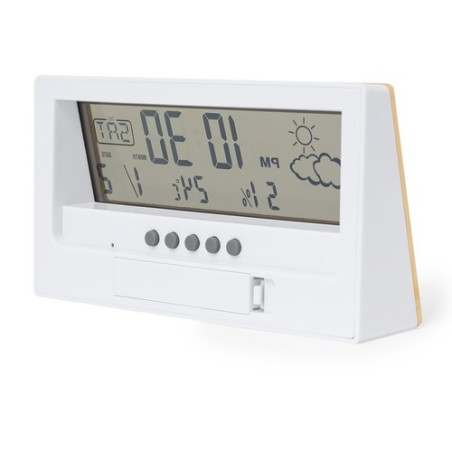 Station Météo Éco-responsable et Pratique Roamer Personnalisée pas cher Matières : bambou goodies publicitaire événementiel