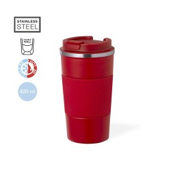 Mug Isotherme Thermique Personnalisé Drury Matières : acier inoxydable Couleurs : noir 2