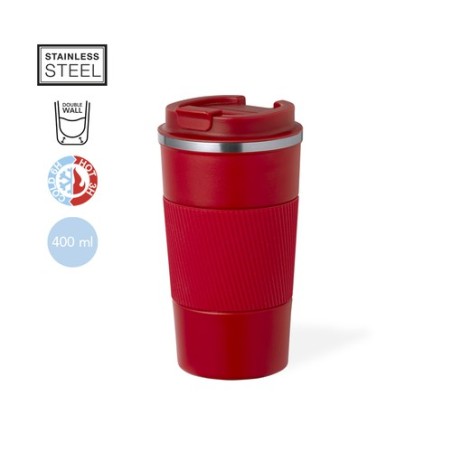 Mug Isotherme Thermique Personnalisé Drury Matières : acier inoxydable Couleurs : bleu marine goodies entreprise design