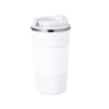 Mug Isotherme Thermique Personnalisé Drury Matières : acier inoxydable Couleurs : gris cadeau collaborateur premium