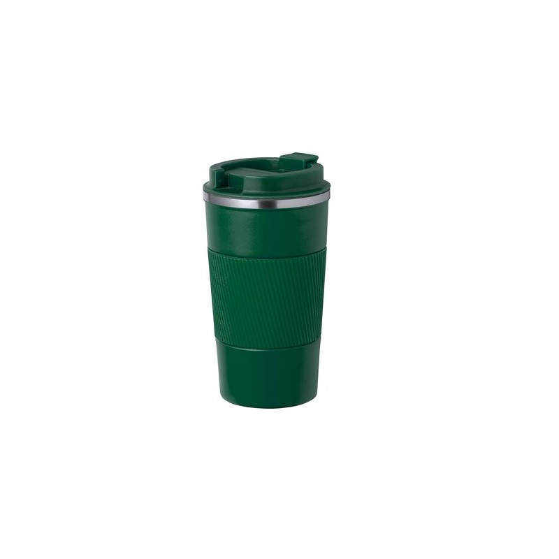 Mug Isotherme Thermique Personnalisé Drury Matières : acier inoxydable Couleurs : gris impression logo haute qualité