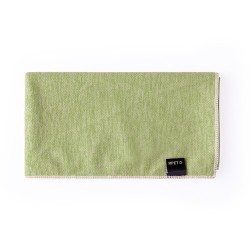 Serviette Absorbante Éco-responsable Personnalisée Guds pas cher Couleurs : vert Matières : polyester recyclé goodies publicitai